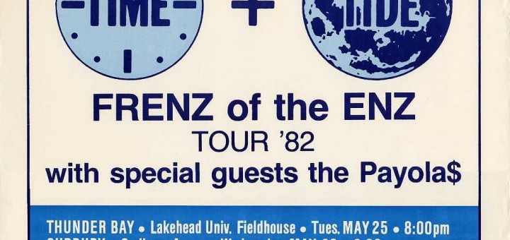 Frenz Of The Enz Tour '82 (Canada Promo Poster)