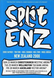 New Zealand Tour 2008 (New Zealand Promo Flyer)