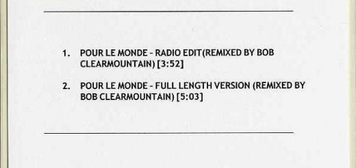 Pour Le Monde (UK Advanced CD-R)
