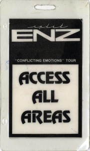 Conflicting Emotions Tour (New Zealand Tour Backstage Pass)