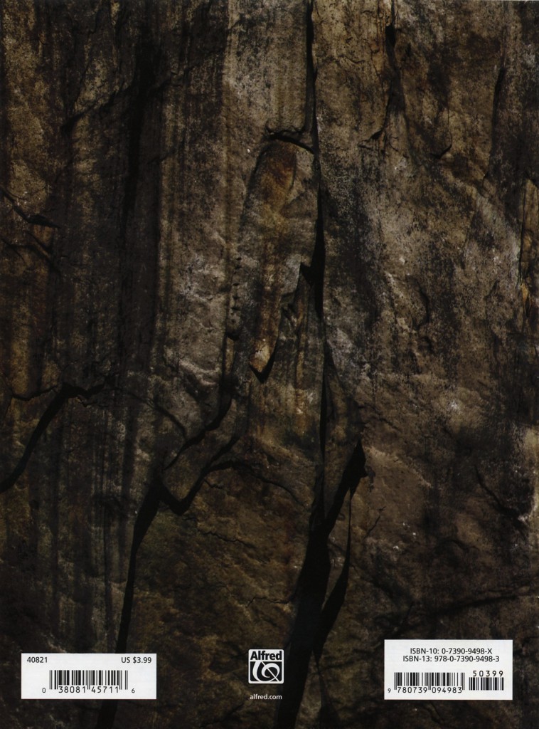 Song Of The Lonely Mountain (USA Sheet Music)