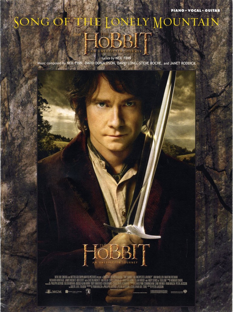 Song Of The Lonely Mountain (Europe Sheet Music)