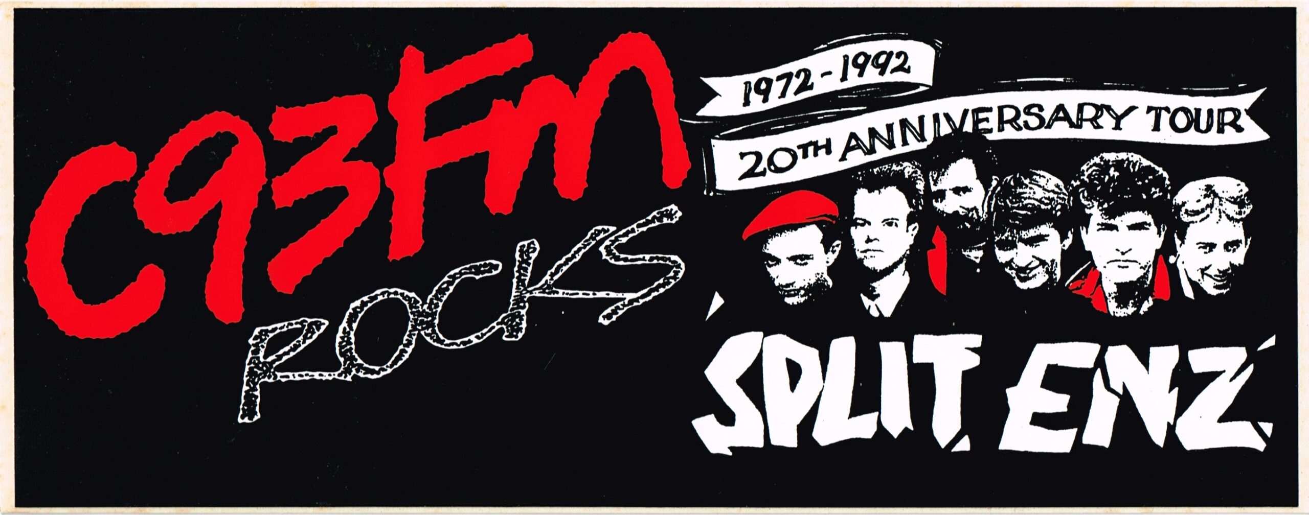 C93FM Rocks (New Zealand Promo Sticker)