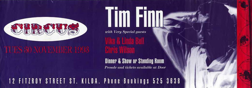 Melbourne 1993 (Australia Tour Poster) 