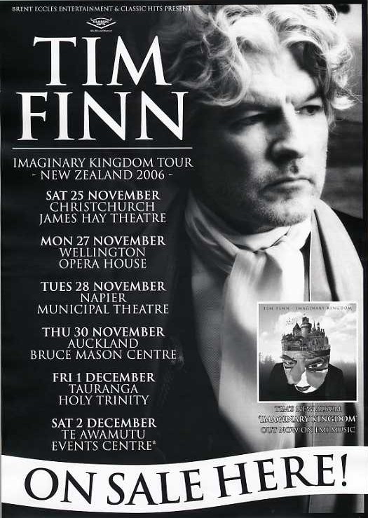 Imaginary Kingdom (New Zealand Tour Poster)