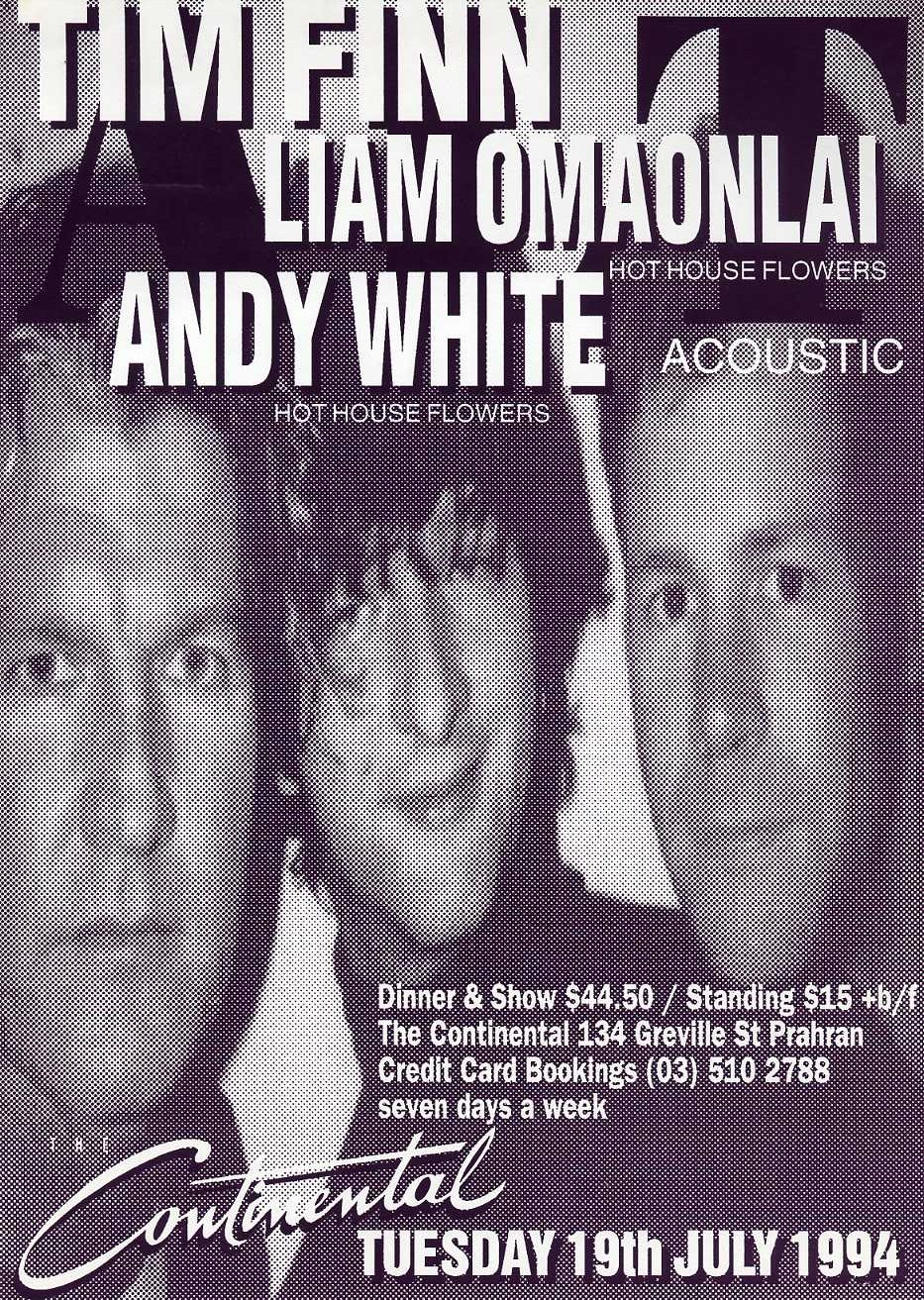 Melbourne 1994 (Australia Tour Poster)