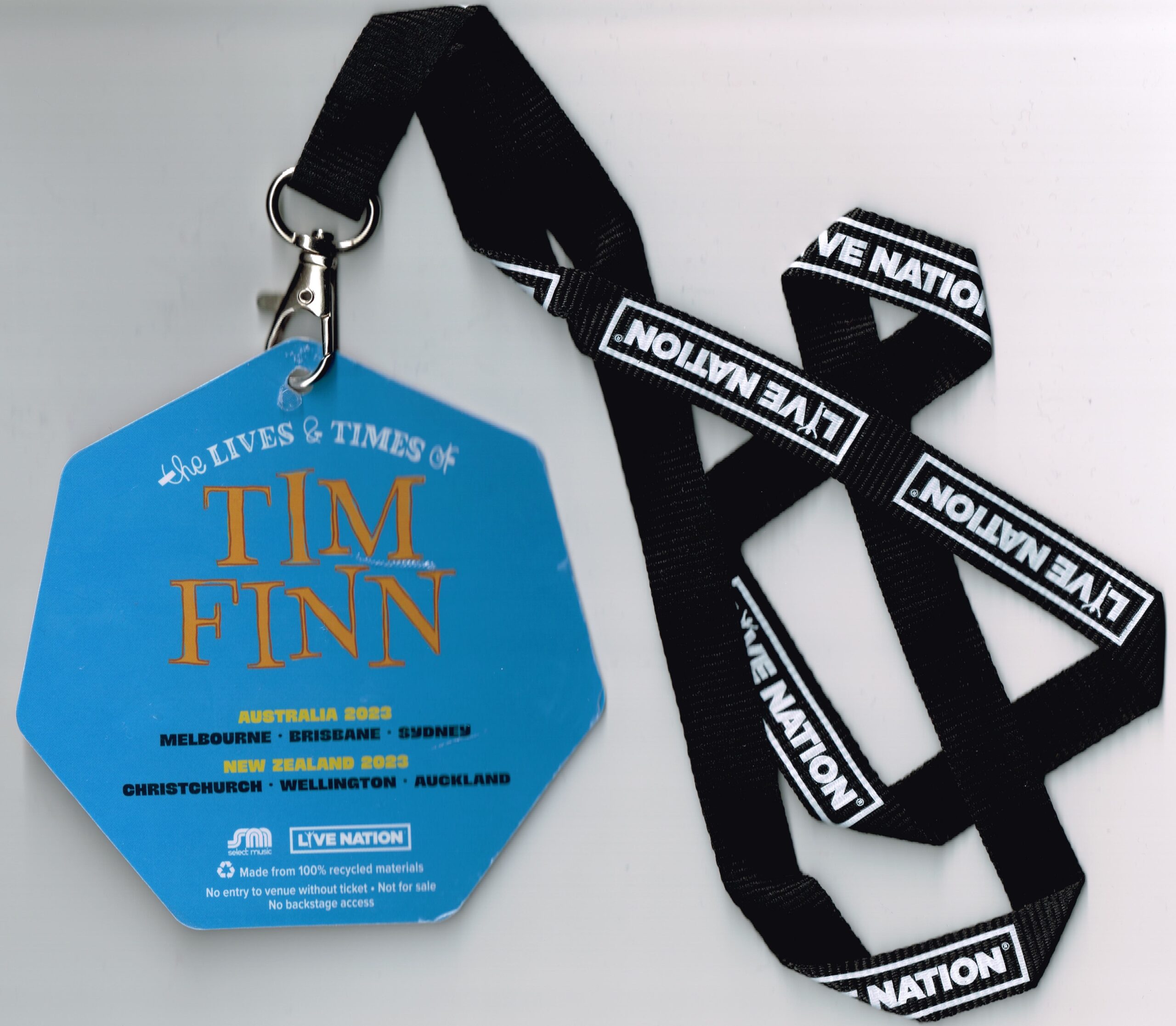 The Live & Times Of Tim Finn (Australia/New Zealand VIP Pass)