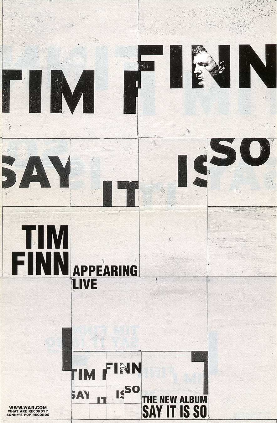 Say It Is So (USA Promo Poster)