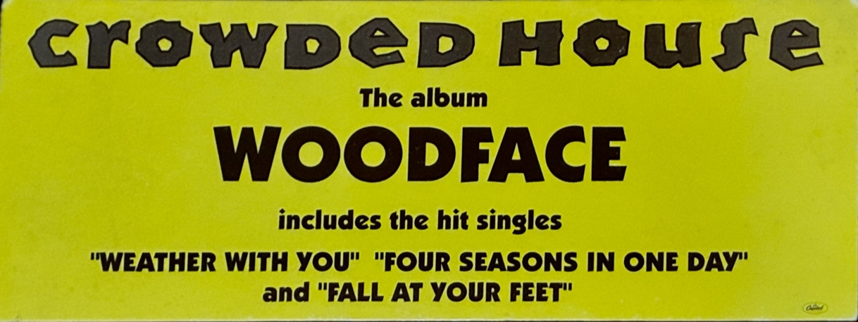 Woodaface (UK Promo Display Board)