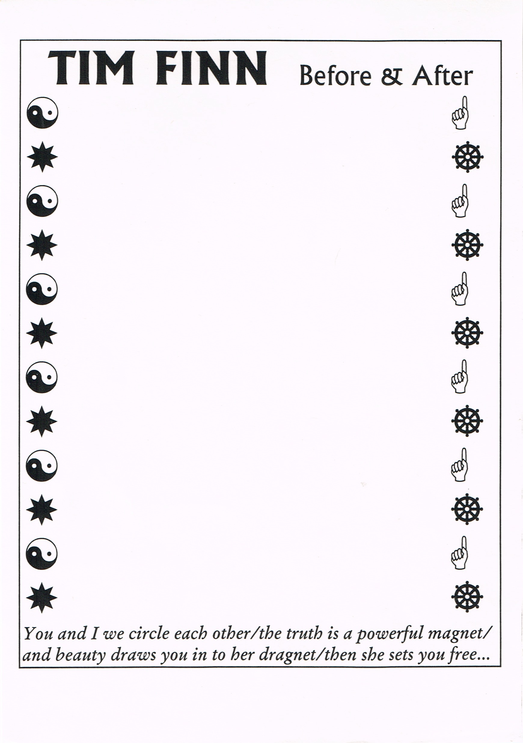 Before & After (Australia Promo Memo Papers)