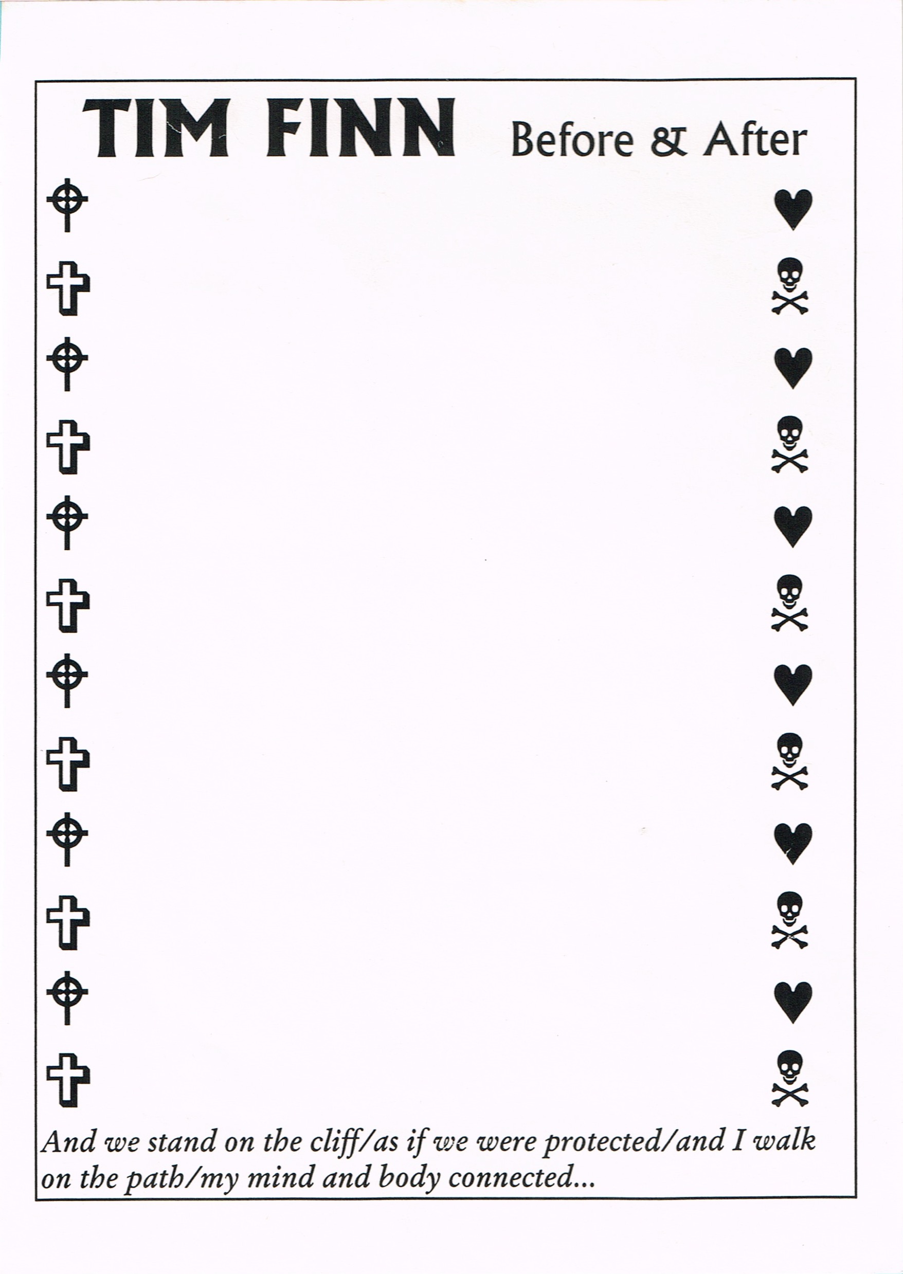 Before & After (Australia Promo Memo Papers)