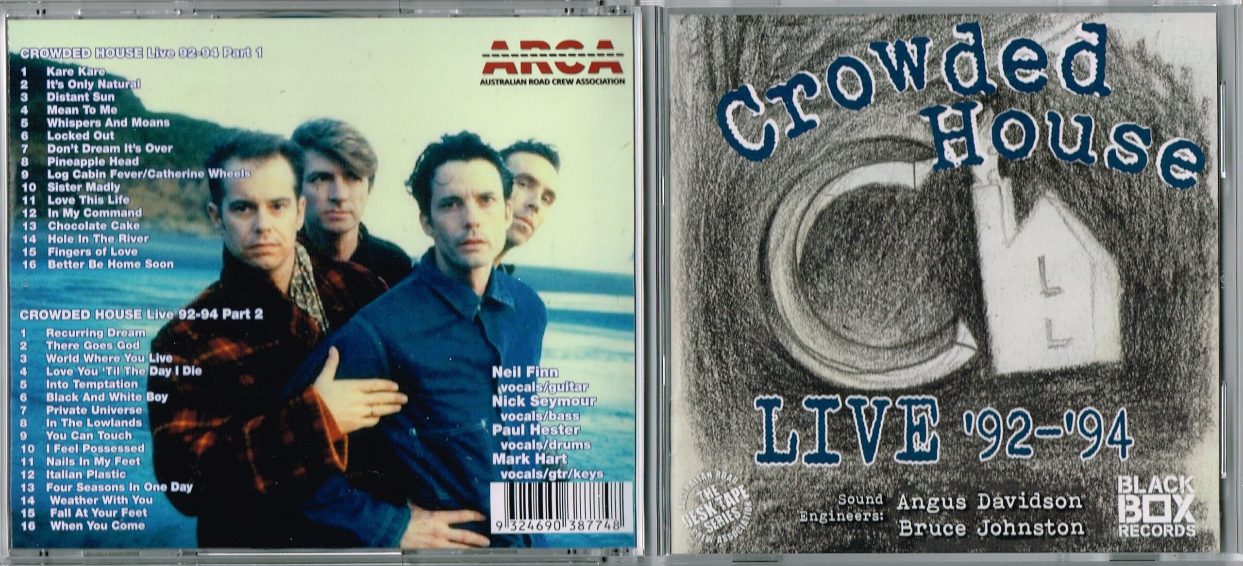 Live '92-'94 (Australia CD)