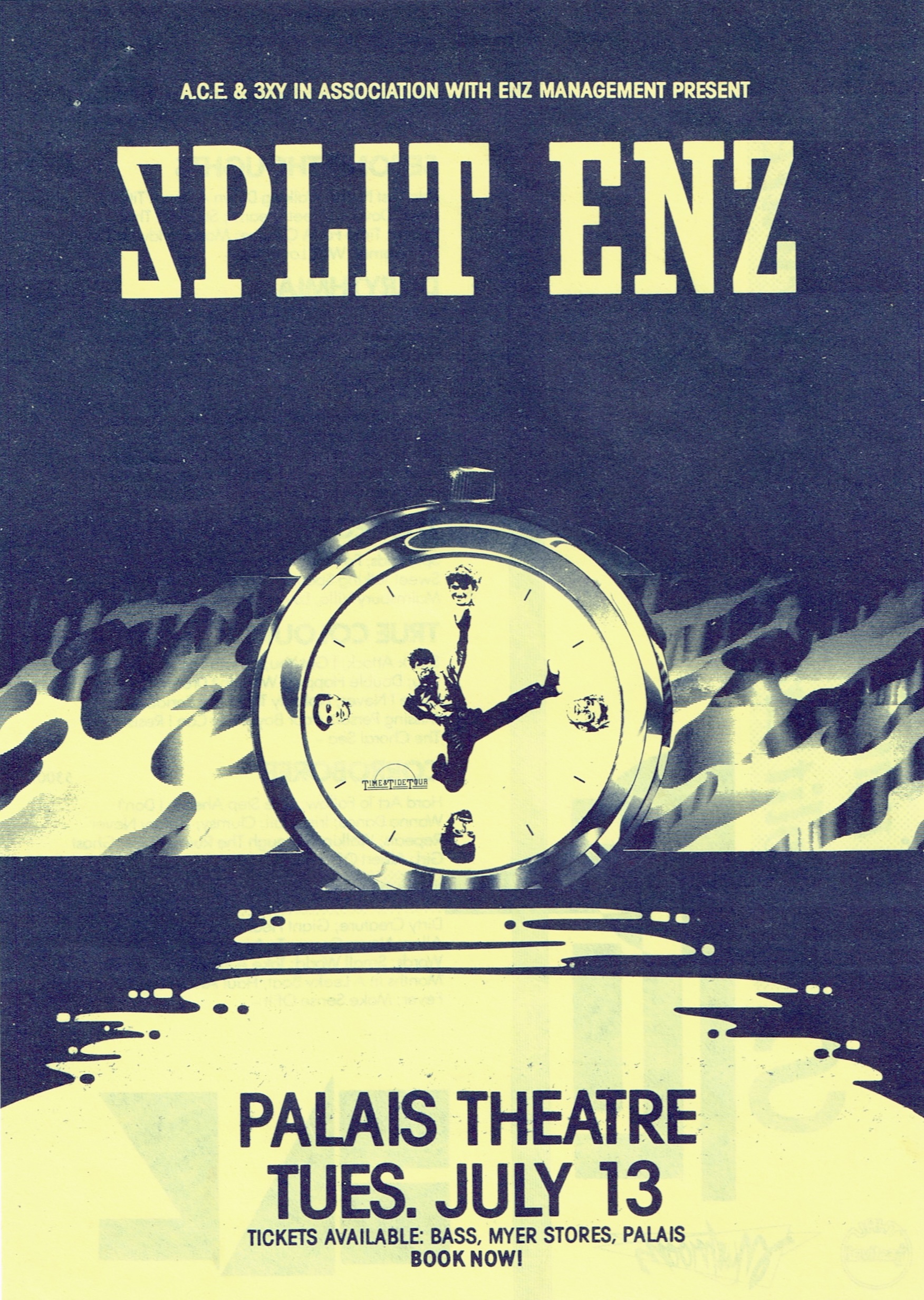 Palais Theatre 1982 (Australia Promo Flyer)
