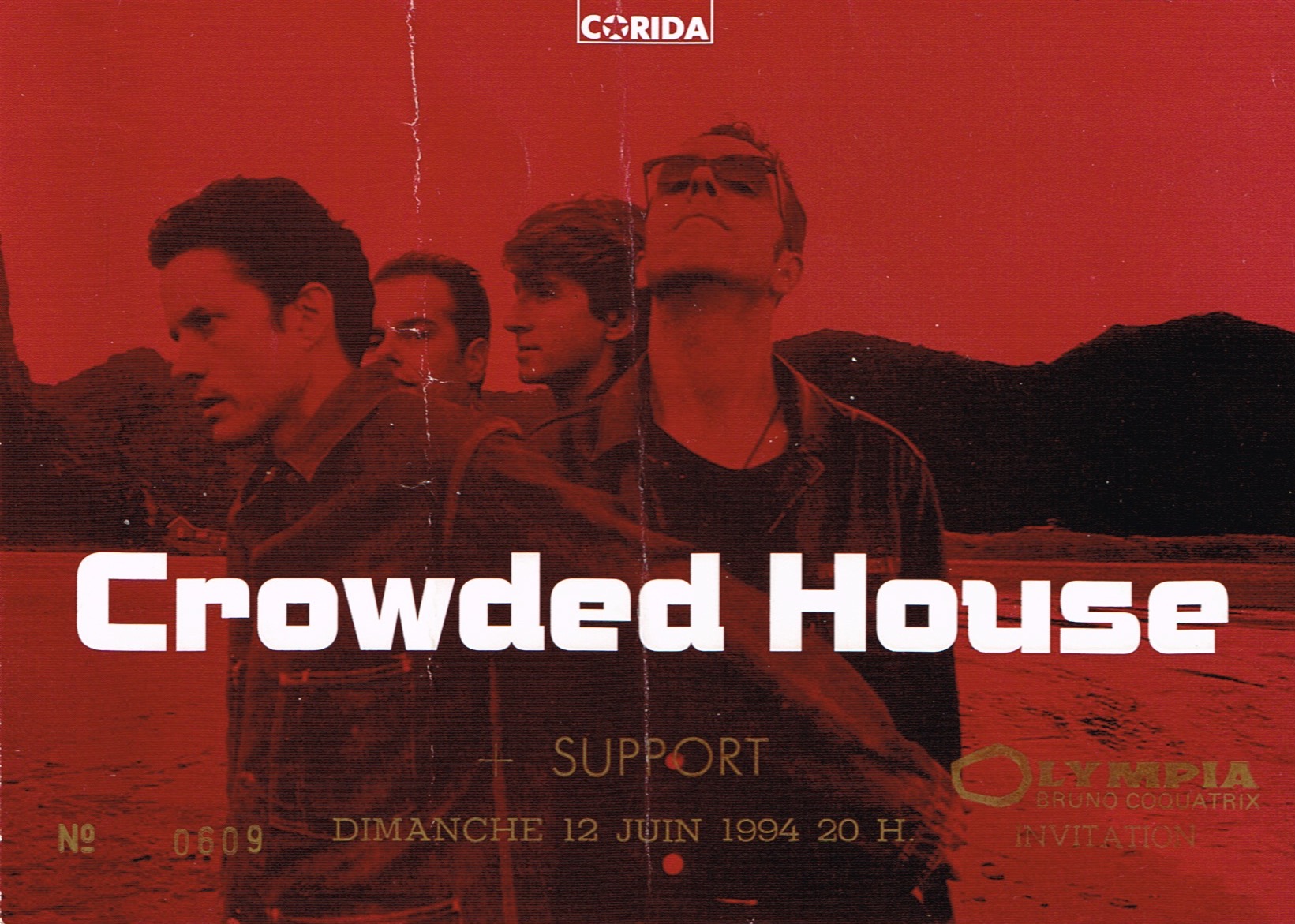 Paris 1994 (France Invitation Ticket)