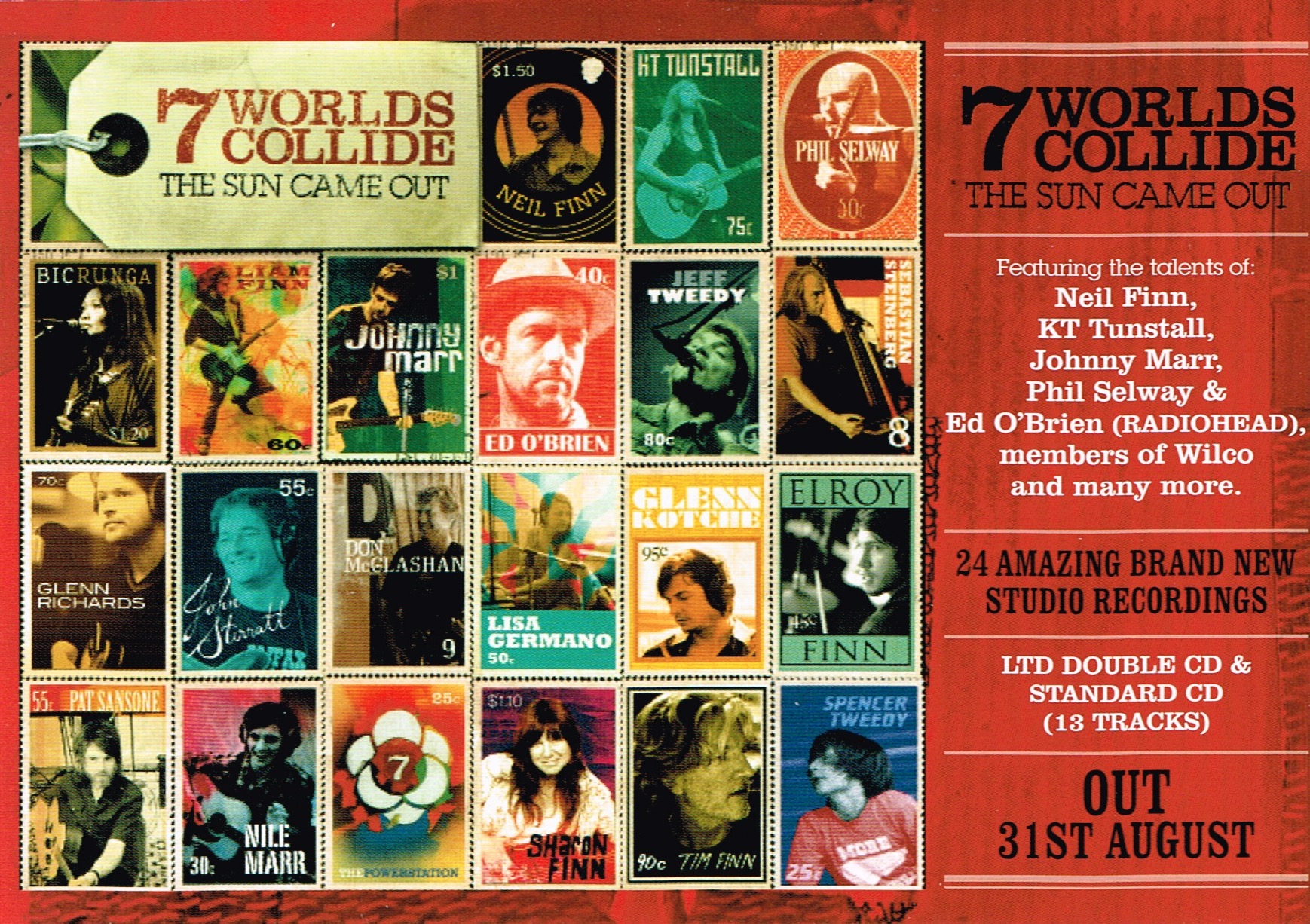 The Sun Came Out (UK Promo Postcard)