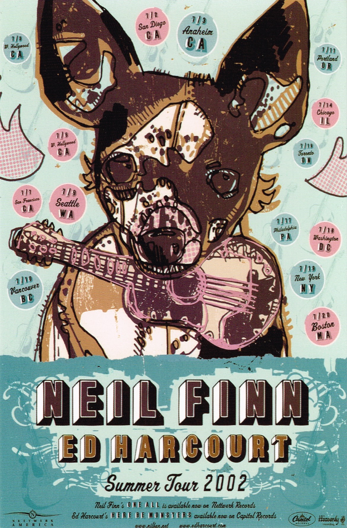 Summer Tour 2002 (USA Promo Postcard)