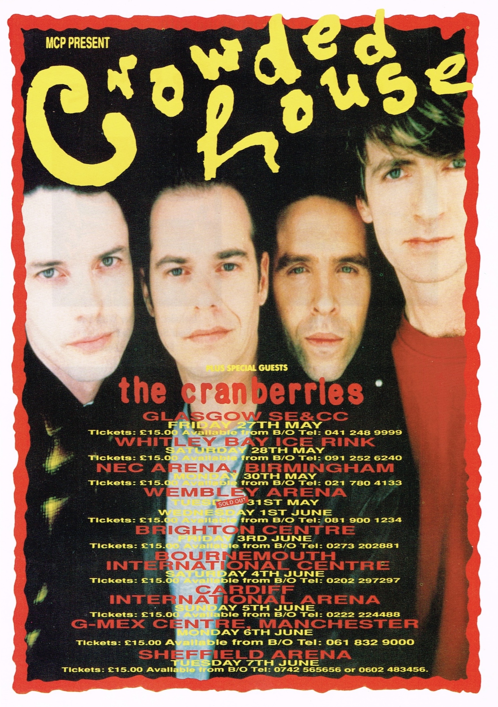 UK Tour 1994 (UK Promo Flyer)