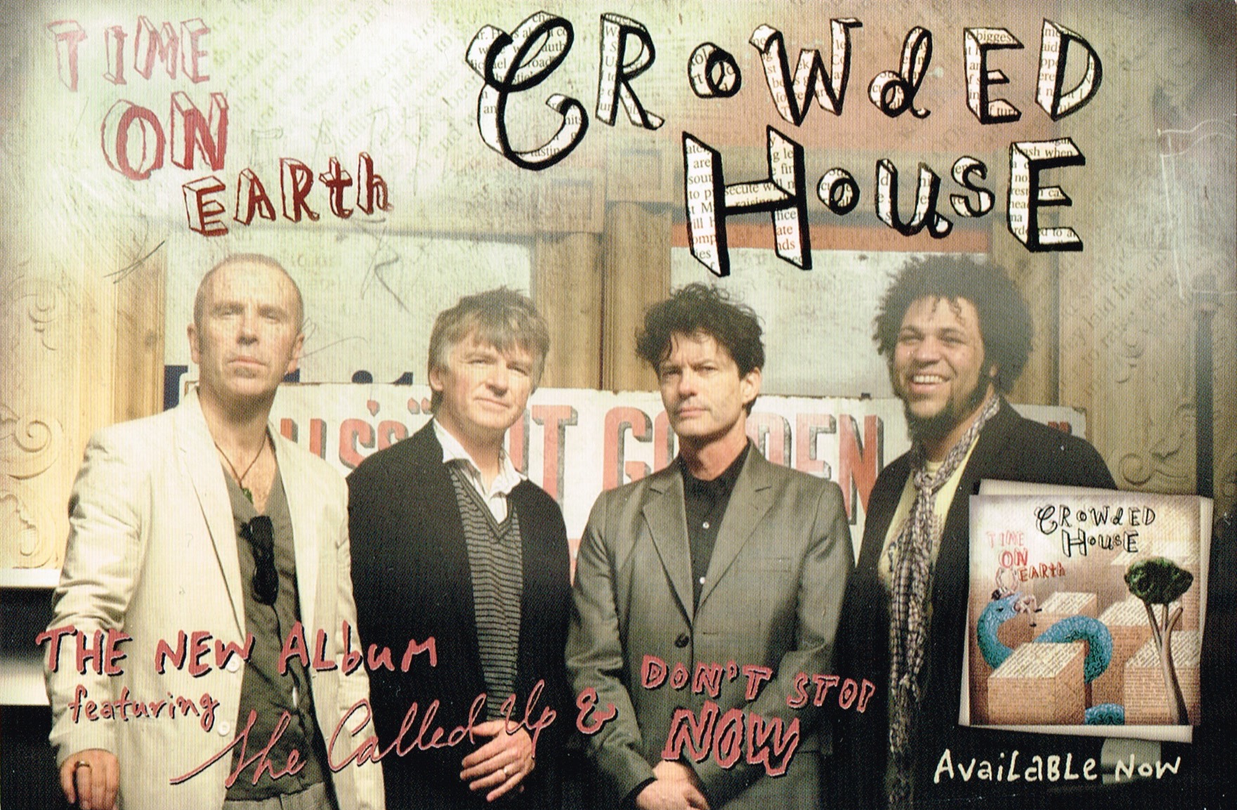 Time On Earth (USA Promo Card Flyer)