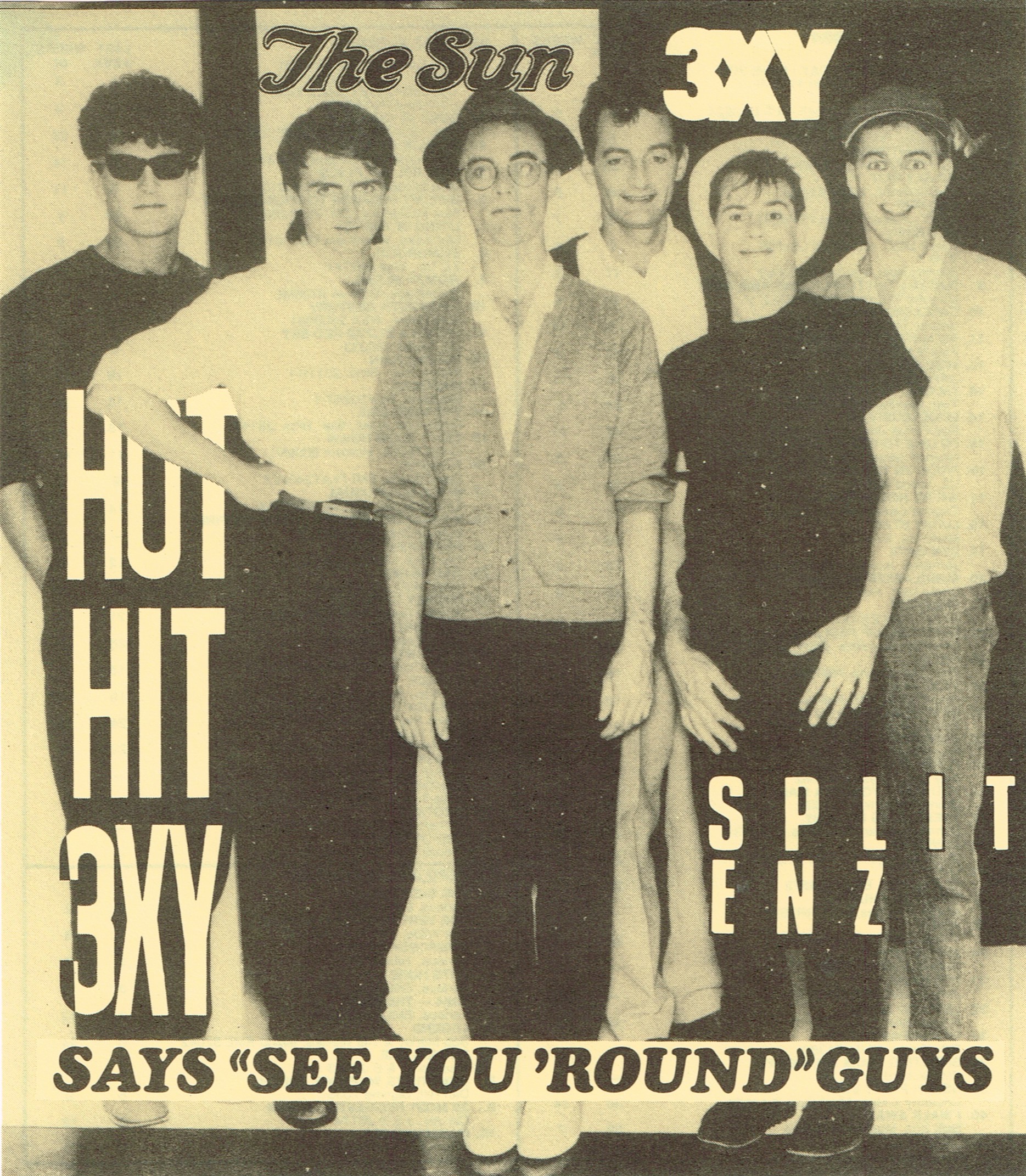 3XY Music Survey 1984 (Australia Promo Flyer)