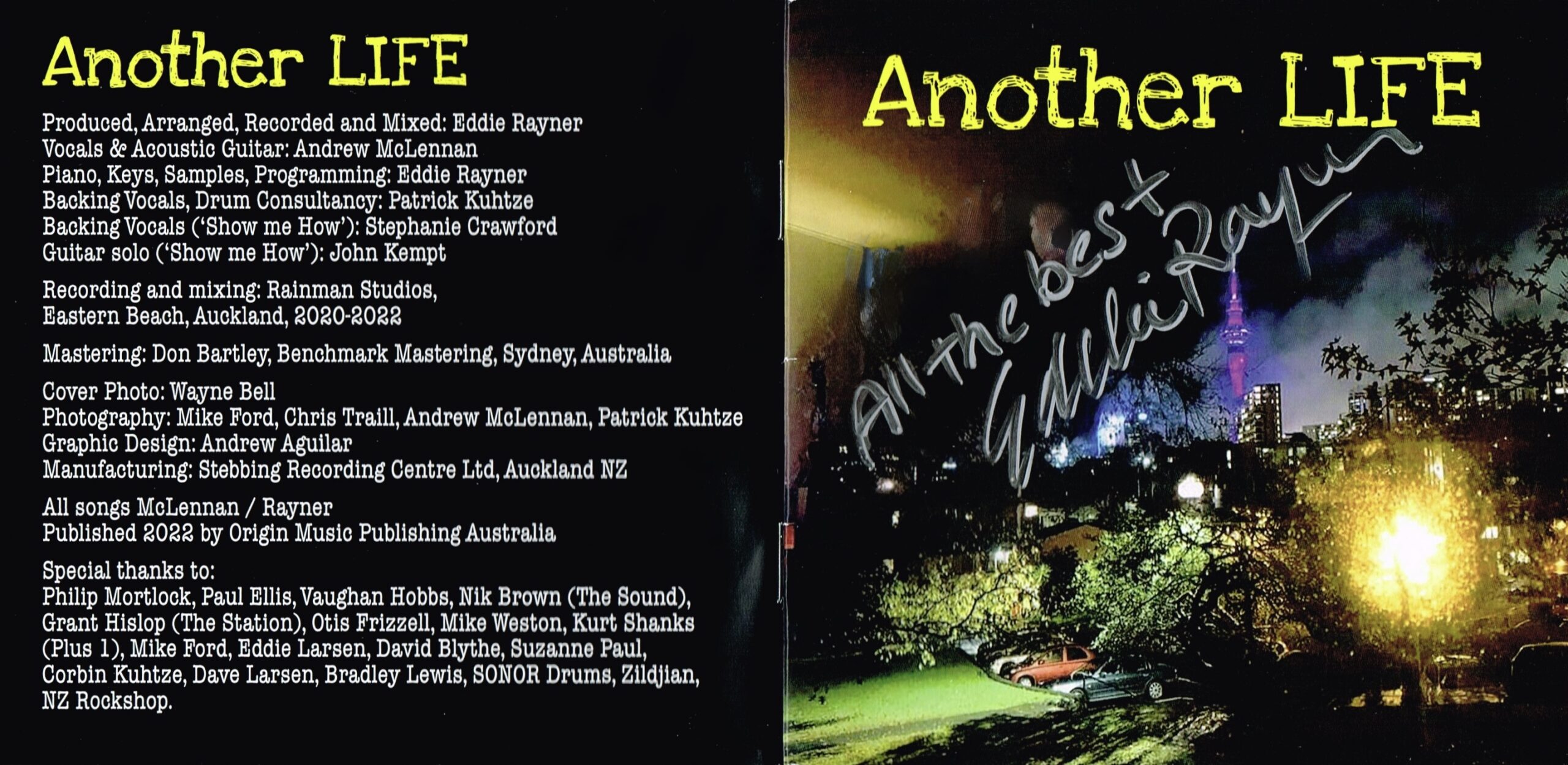 Another Life (New Zealand CD)
