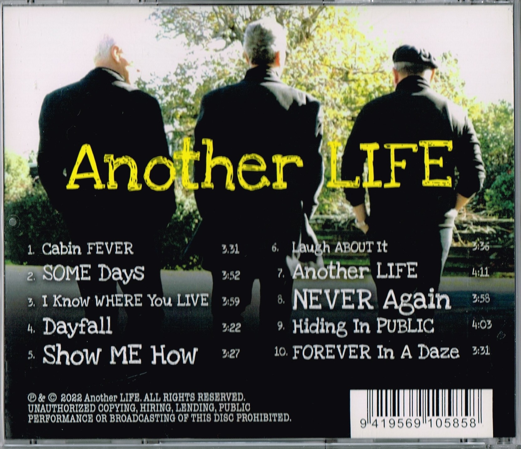 Another Life (New Zealand CD)