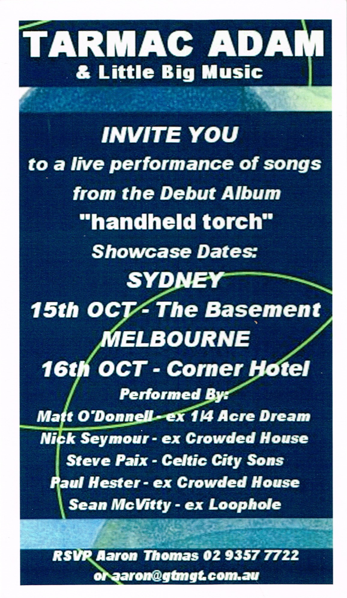 Handheld Torch Showcase 2003 (Australia Promo Flyer)