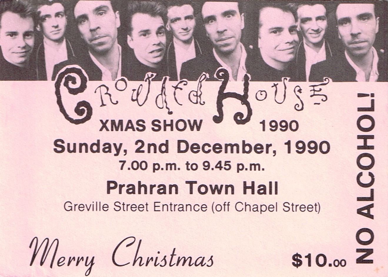 Xmas Show 1990 (Australia Ticket Stub)