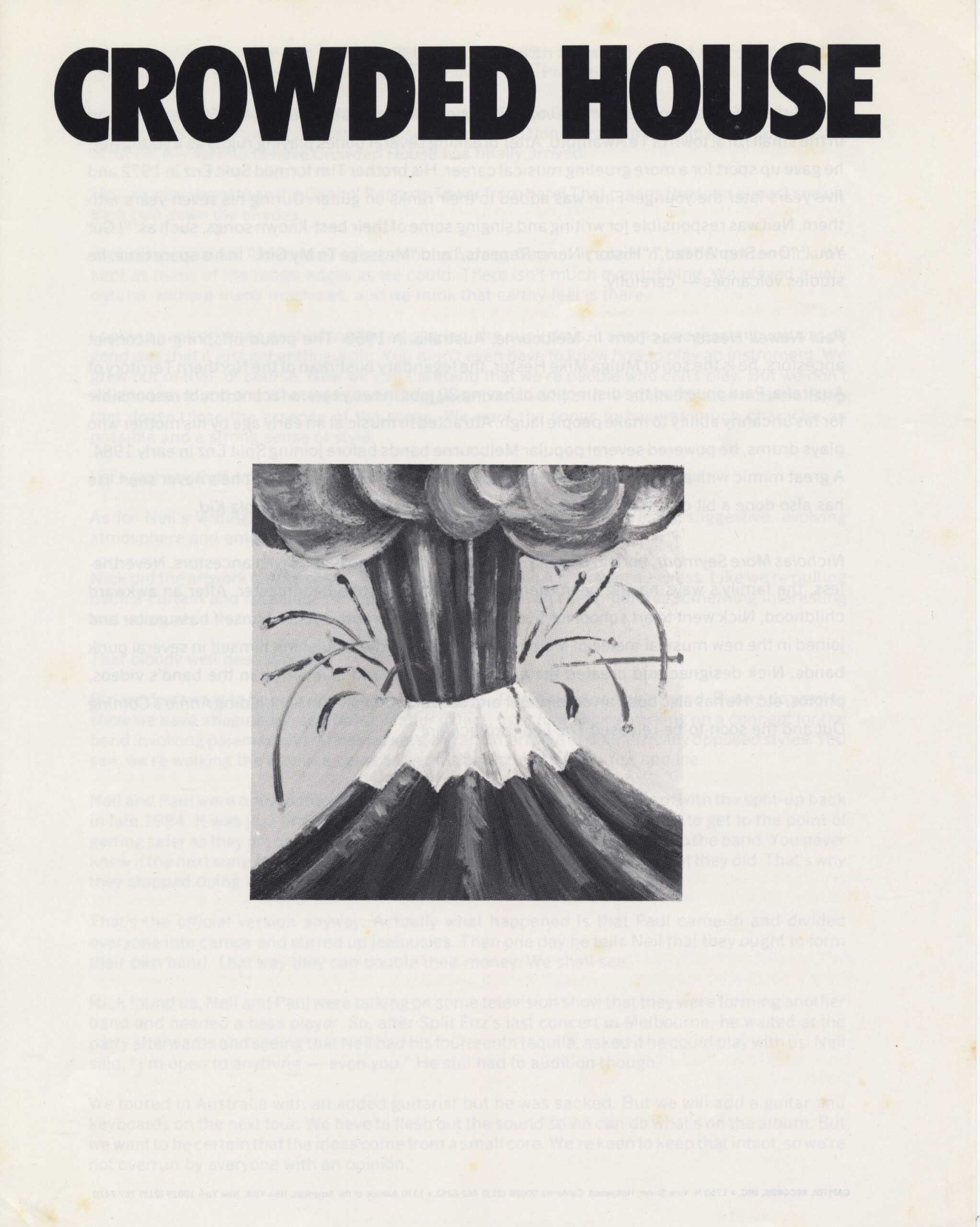 Crowded House (USA Promo Biography)