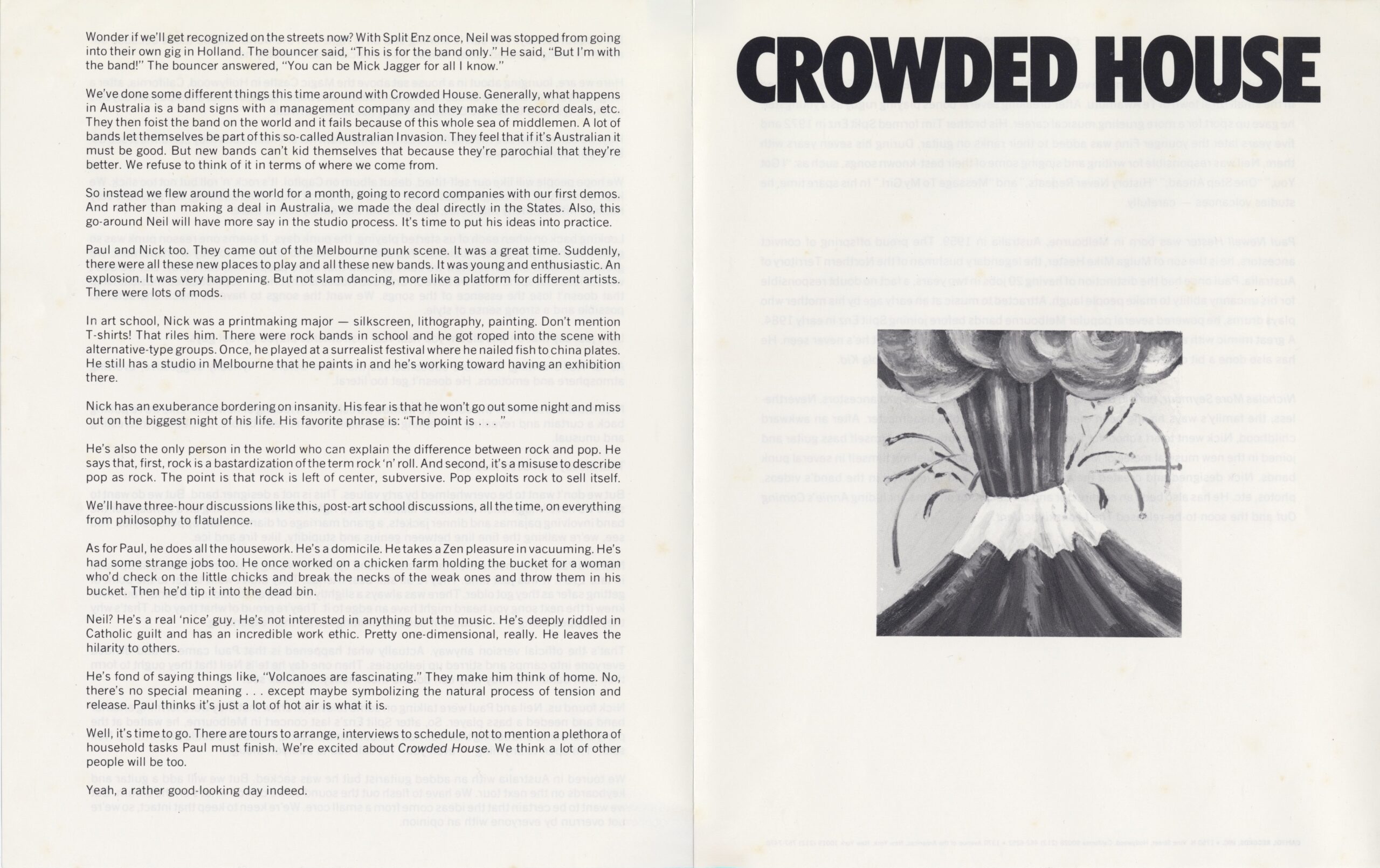 Crowded House (USA Promo Biography)