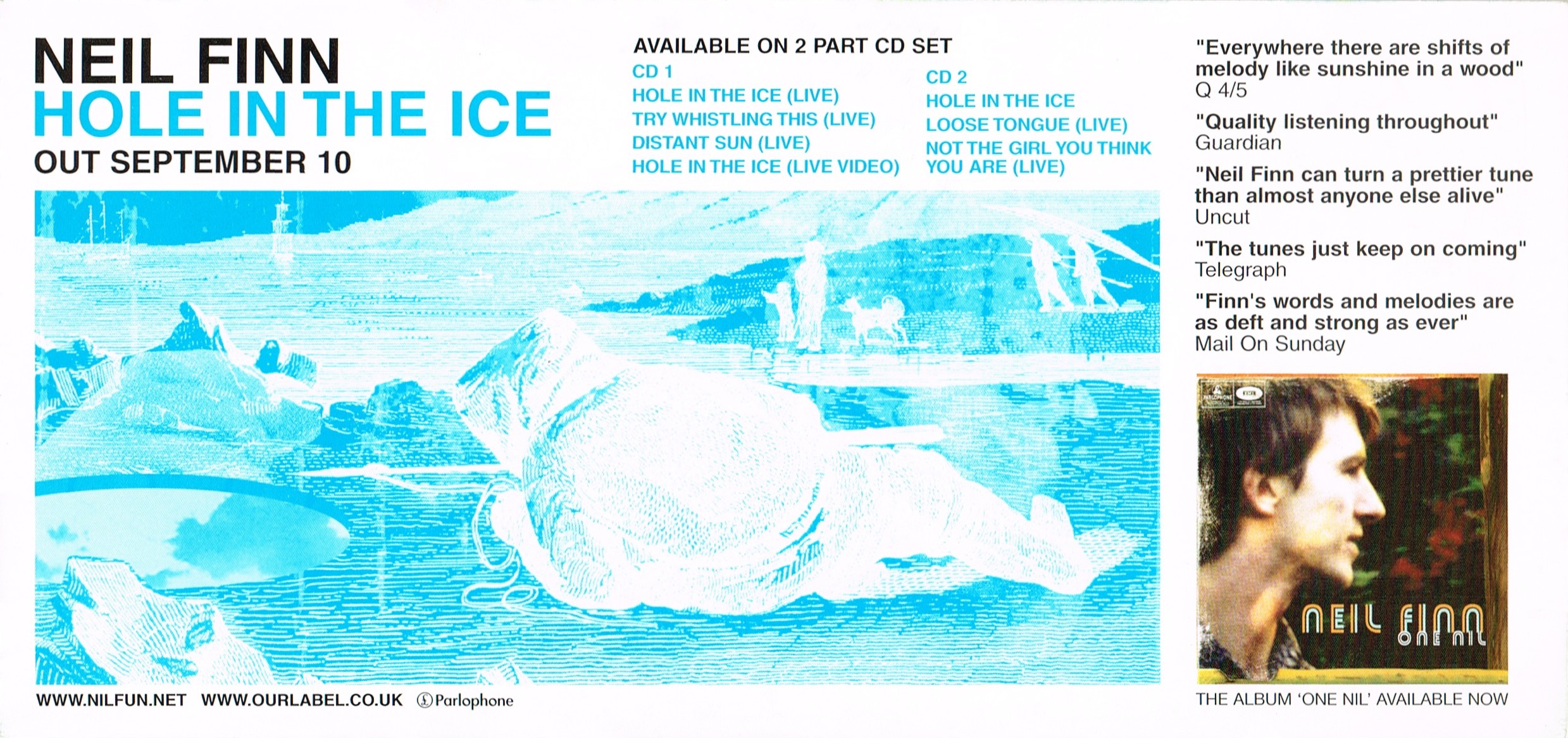 Hole In The Ice (UK Promo Postcard)