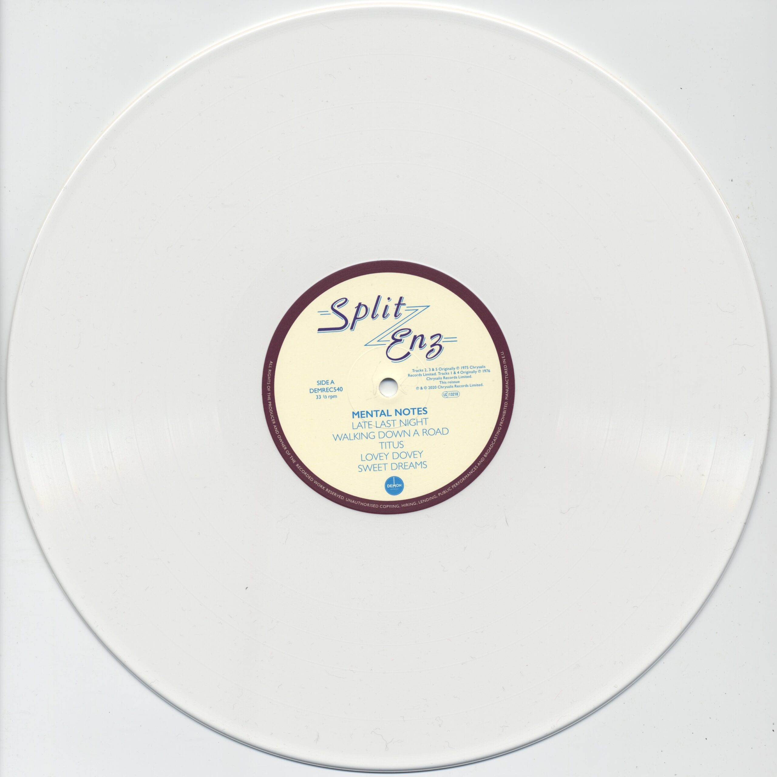 Mental Notes (EU 2020 Remaster LP)