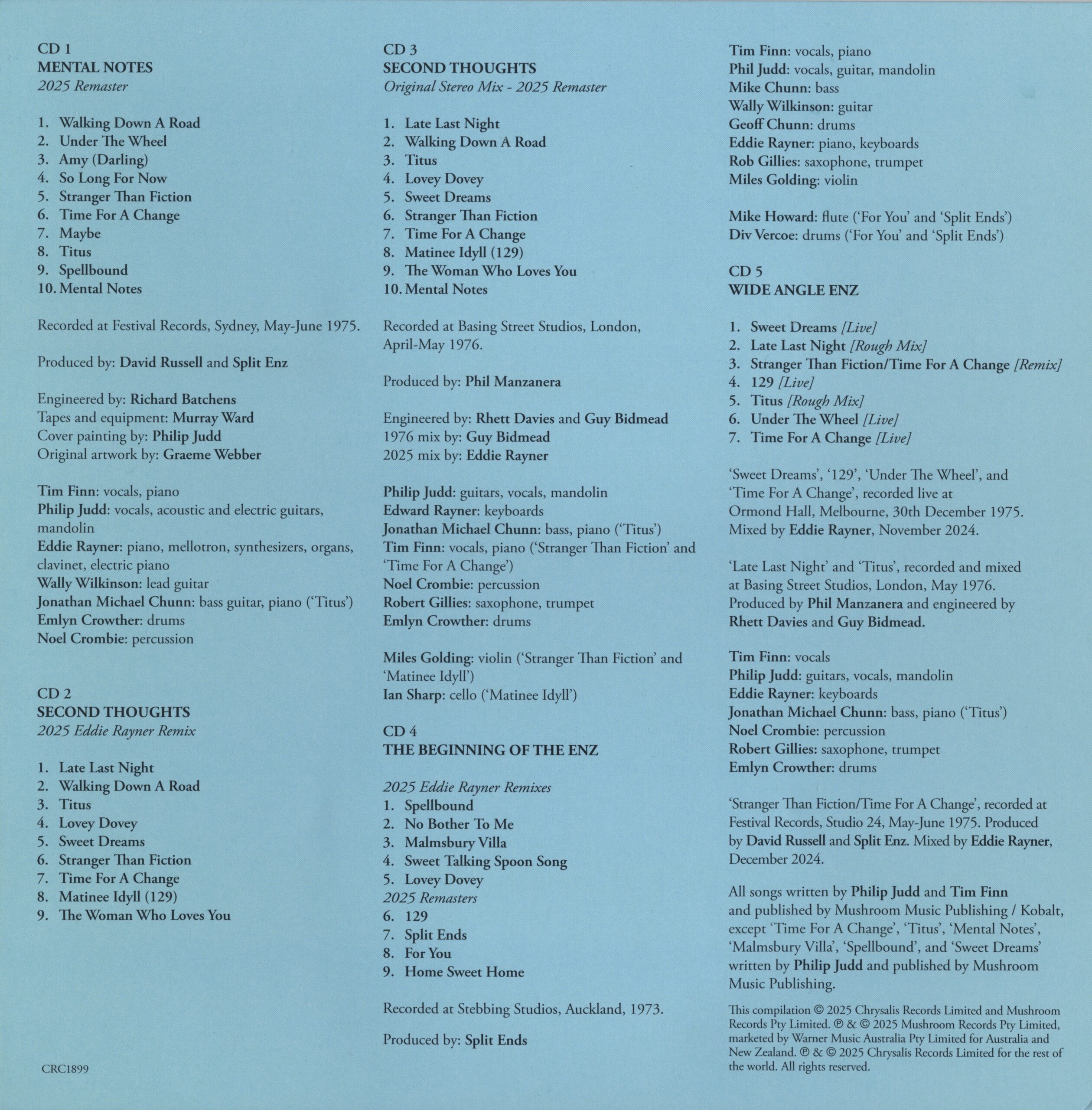 ENZyclopedia Volume One & Two (Czech Republic 5CDs Boxset)