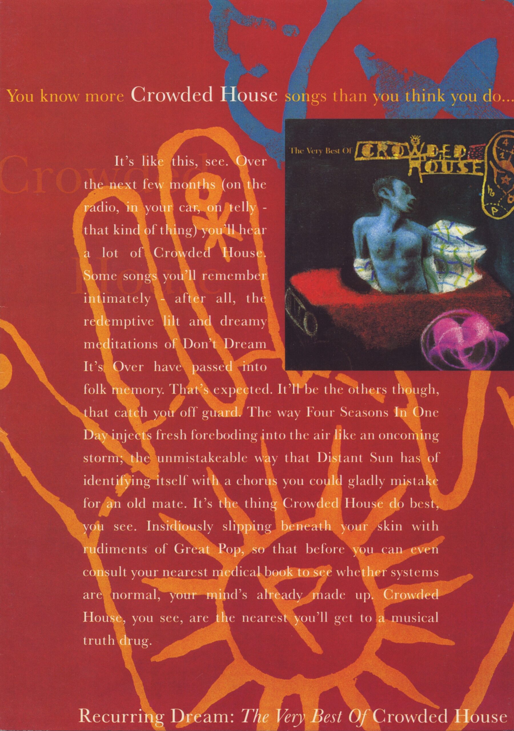 Recurring Dream (Australia Press Release)