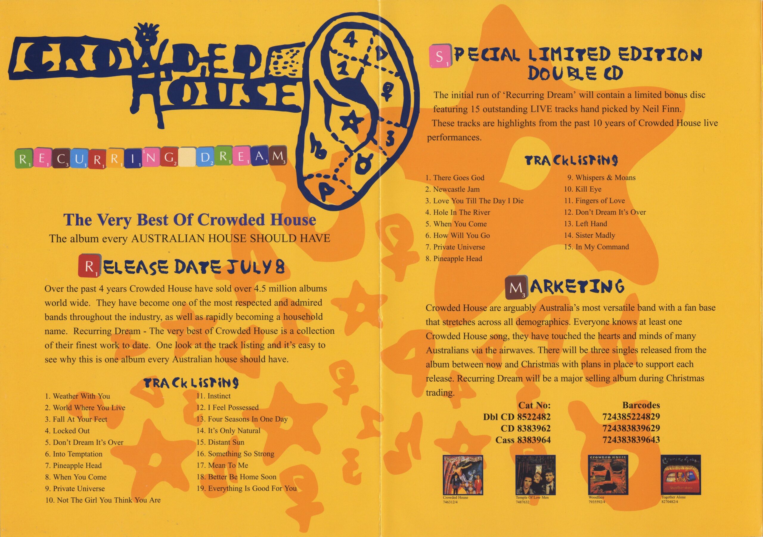 Recurring Dream (Australia Press Release)