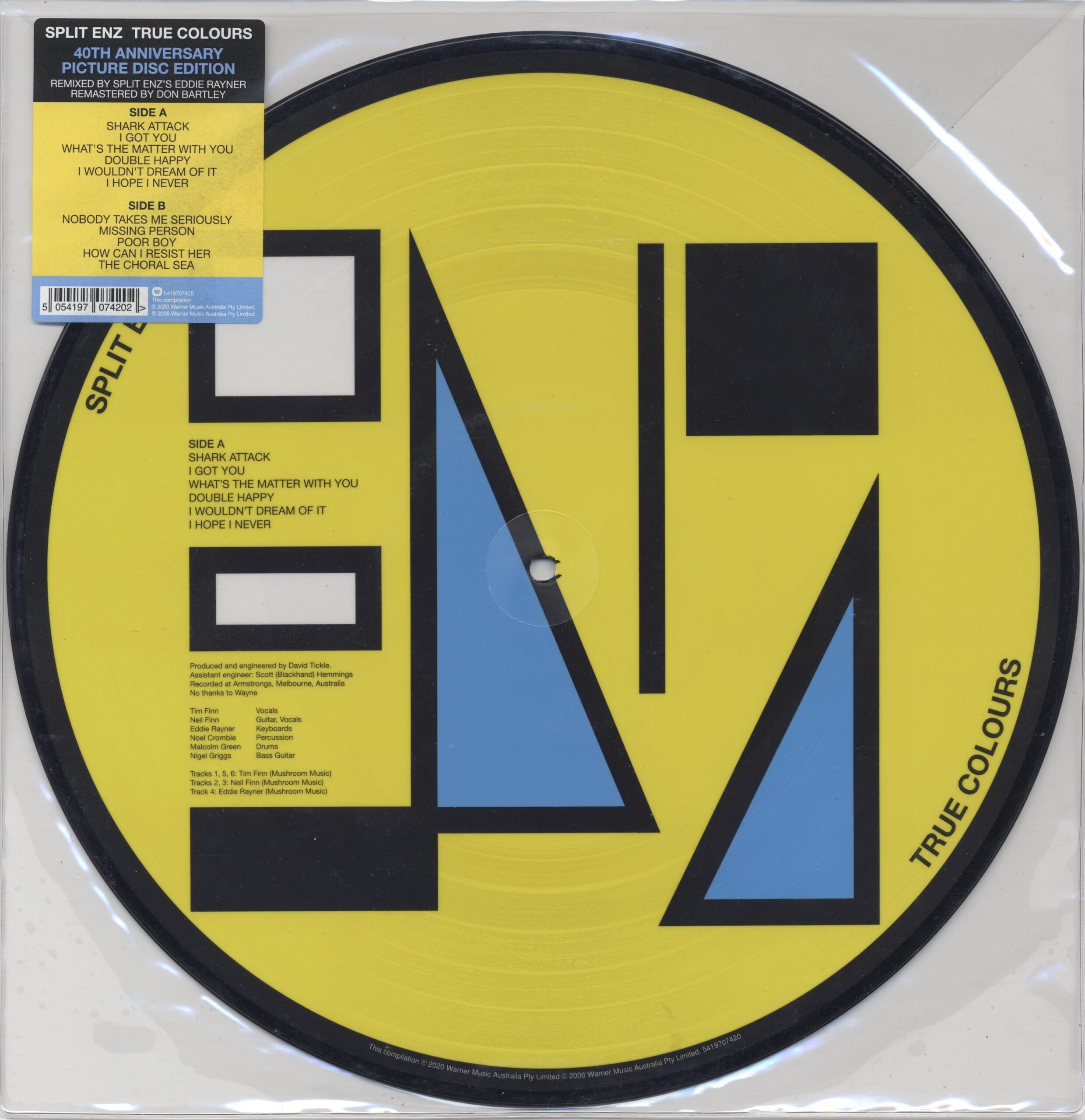True Colours (Australia 40th Anniversary Picture LP)