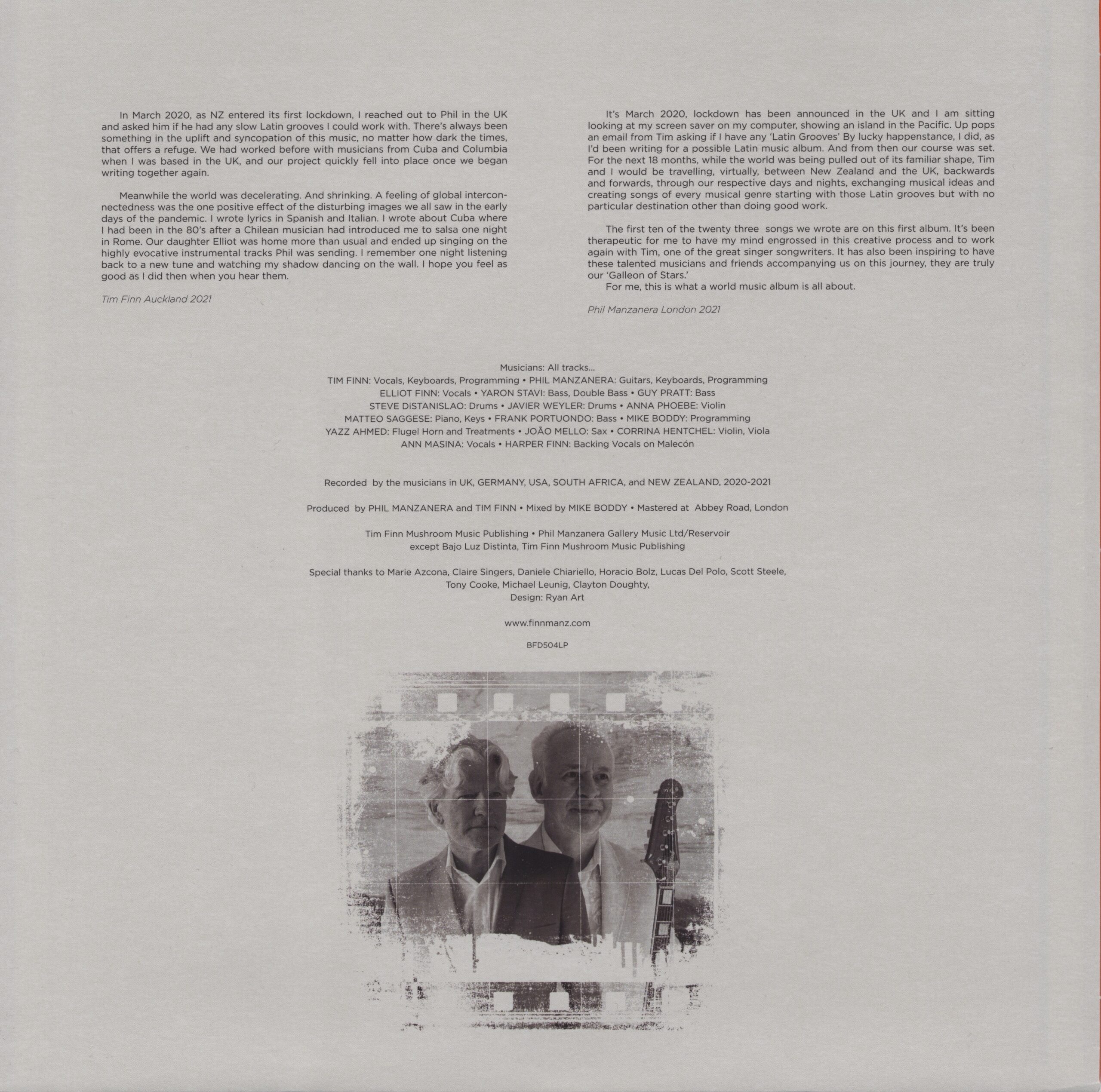 Tim Finn & Phil Manzanera (UK 3LP Boxset)